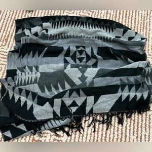 Aztec blanket scarf
